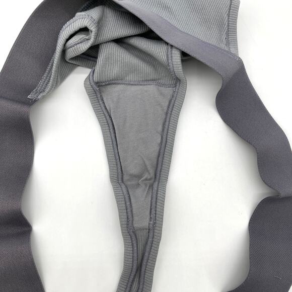 Skims Womens Cotton Ribbed Thong Panties Plus Size 4X Pacific Gray PN-STT-0040 - Picture 10 of 12